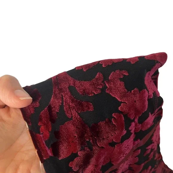 Free People Intimately Magic Hour Crop Top Velvet Burnout - Picture 7 of 8